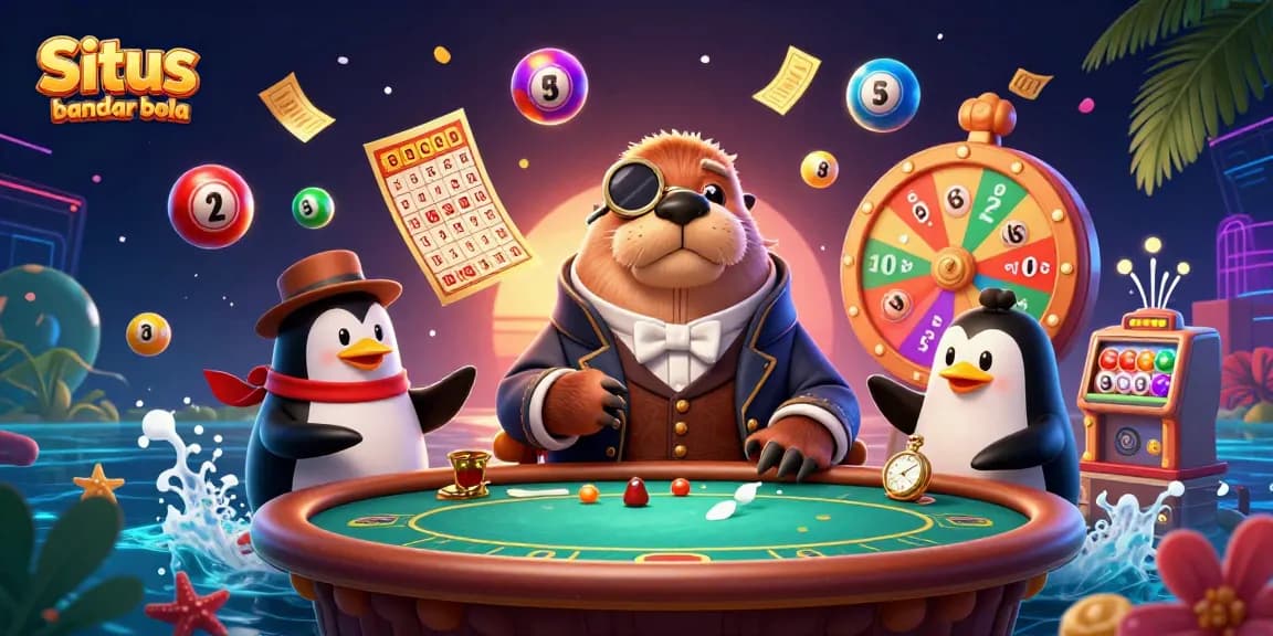 Situs bandar bola menghadirkan keseruan poker bawah laut dengan karakter kartun unik yang bermain