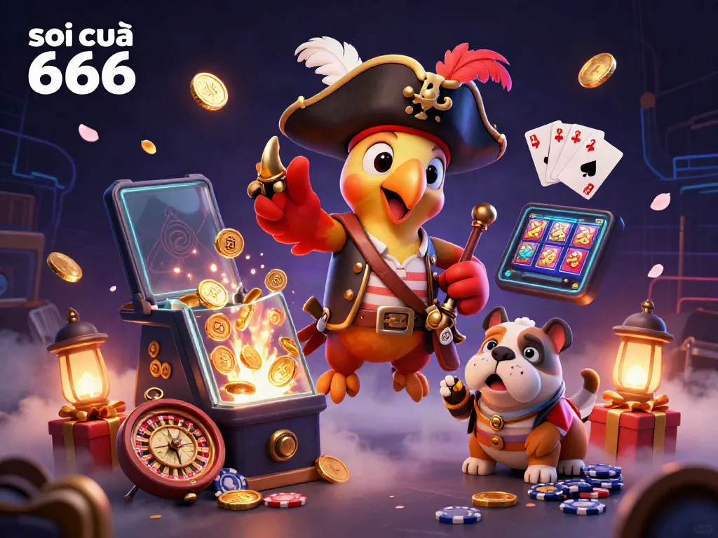 Soi cầu 666 pirate crew featuring thrilling lottery scenes and interactive games.
