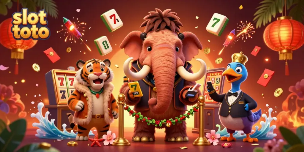Visualisasi slot toto dengan bouncer mammoth, VIP harimau dan doorman dodo.