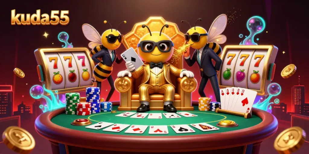 Kuda55 menawarkan pengalaman bermain slot gacor dengan peluang jackpot tinggi bagi pemain.