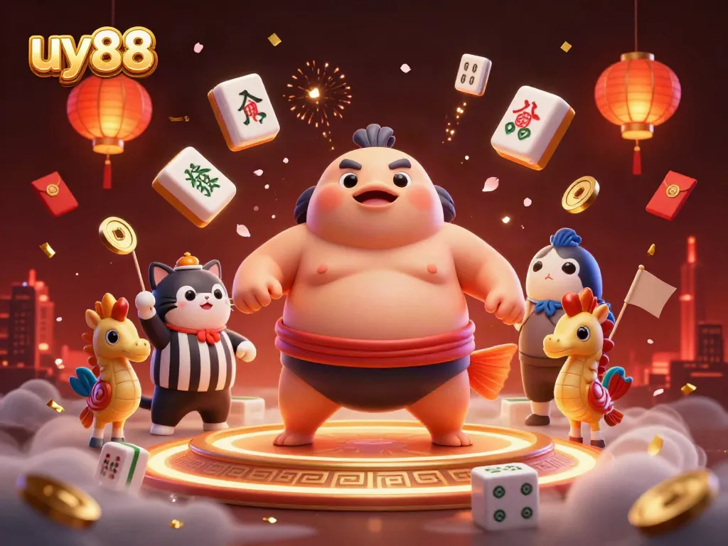 Engage in thrilling casino action with uy88's vibrant 3D underwater gambling scene featuring animated sea creatures.