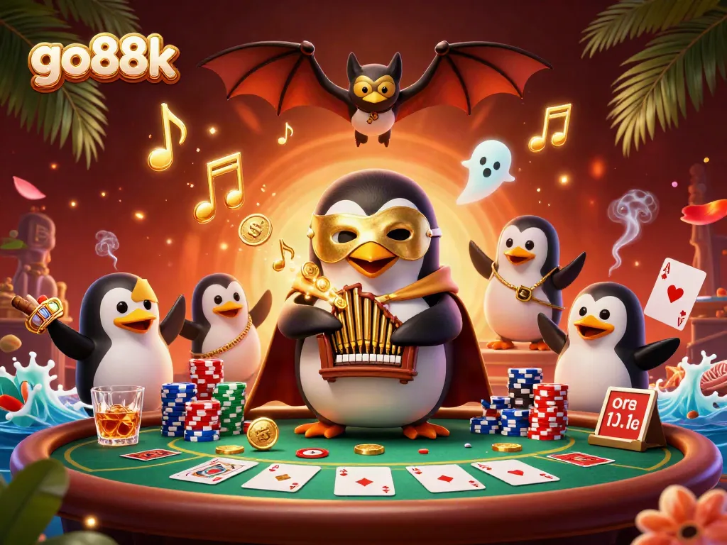 Experience go88k as you play with vibrant gaming elements and mesmerizing characters in this lively casino scene.