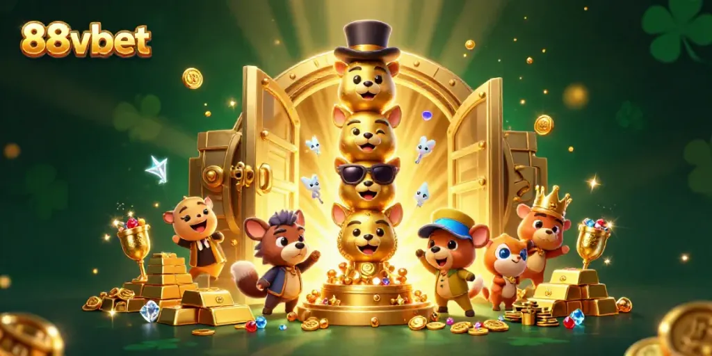 Experience the excitement of 88vbet with a dazzling display of casino-themed visuals.