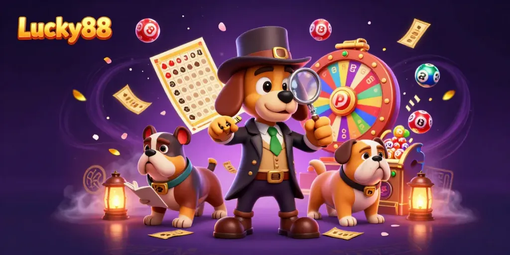 Lucky88 players enjoy vibrant jackpots amidst a dynamic gaming atmosphere filled with colorful elements.