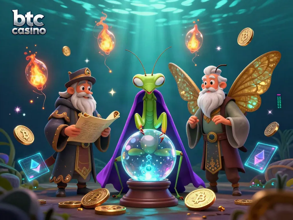 Engage with btc casino features in this vibrant and dynamic 3D illustration highlighting crypto elements.