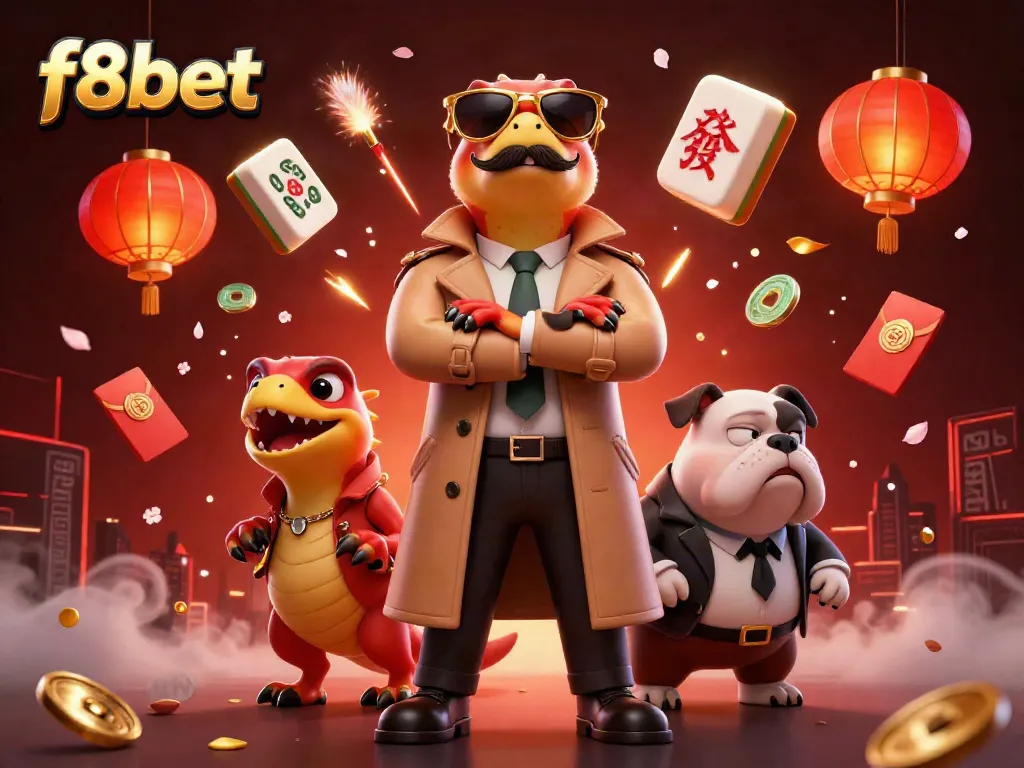 Experience the excitement of f8bet while three raptors cleverly disguise themselves to enter a VIP lounge.