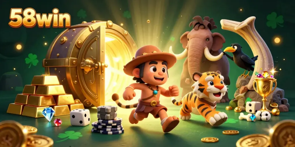 Engage with thrilling gameplay at 58win featuring unique characters in an exciting casino setting.
