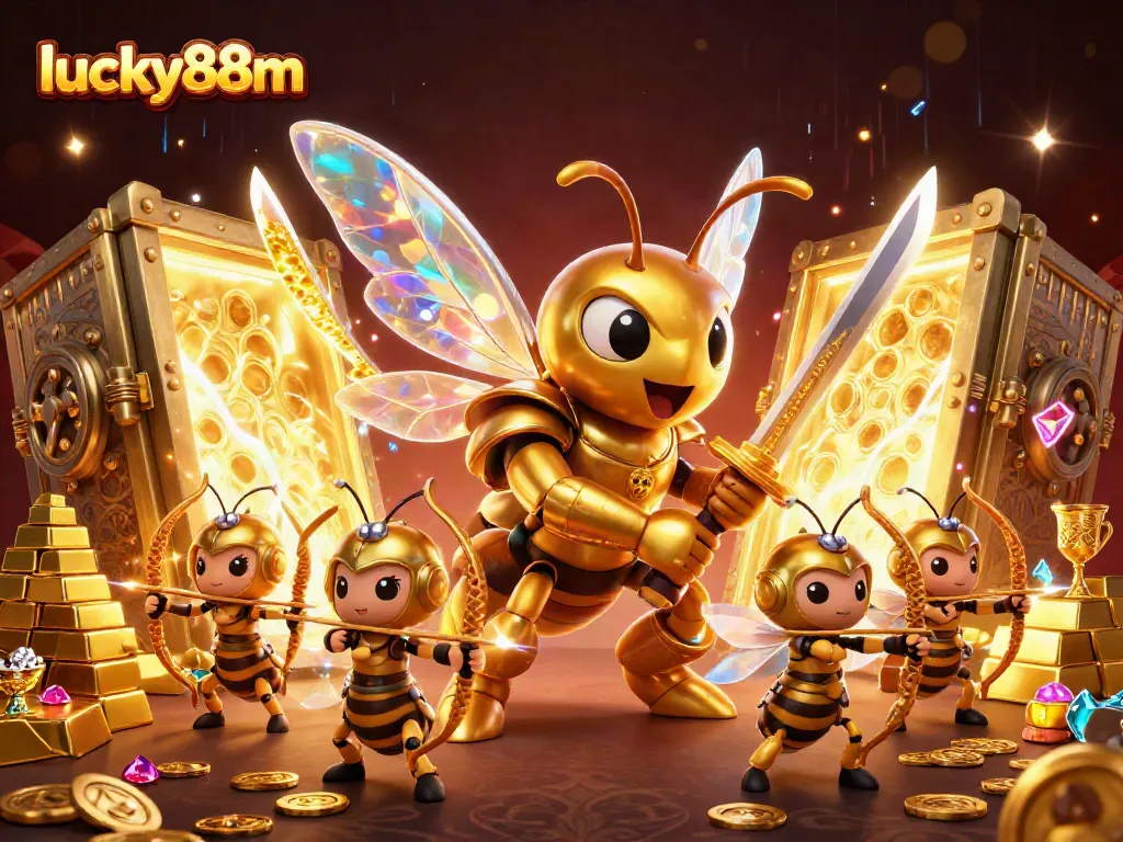 Experience thrilling wins at lucky88m with a vibrant 3D casino scene of excitement and fortune.
