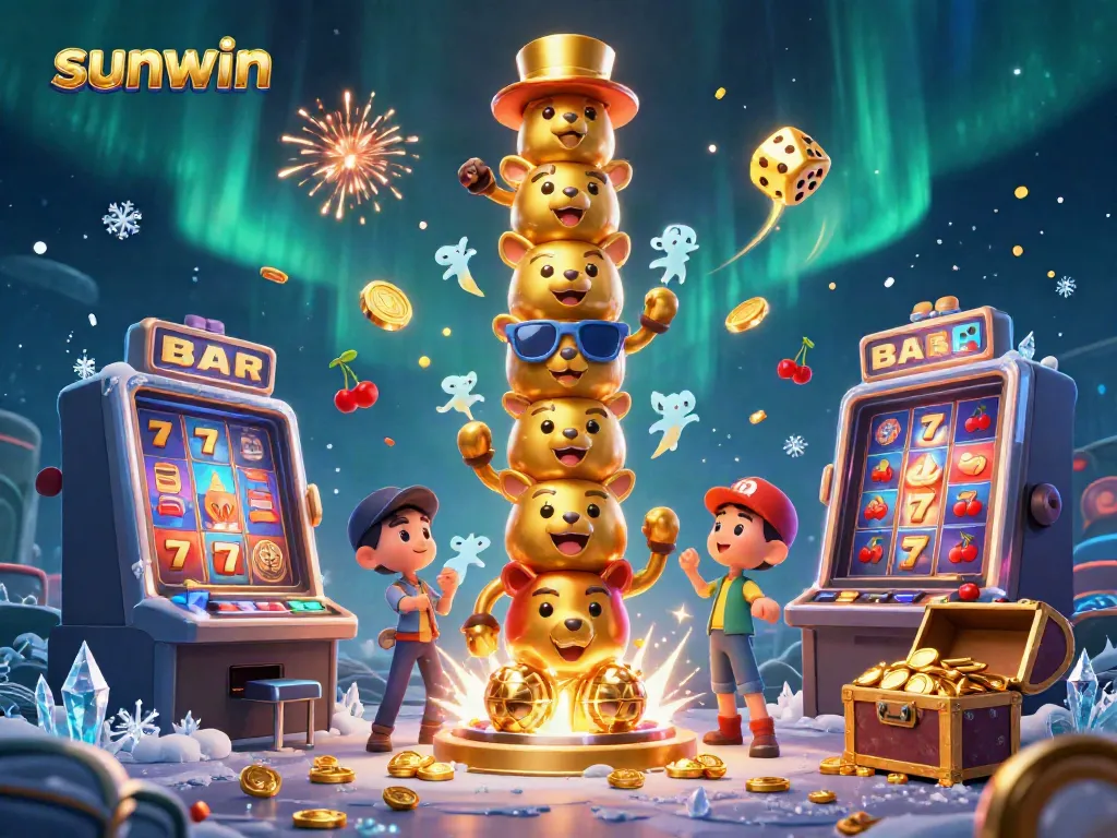 Experience sunwin's vibrant casino world with golden totems, jackpot slots, and exciting rewards.