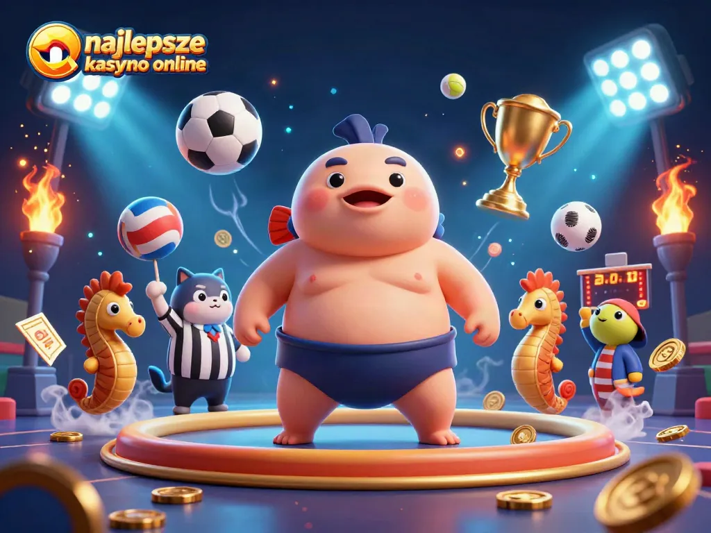 Engage in the excitement of najlepsze kasyno online with vibrant characters and thrilling sports elements.