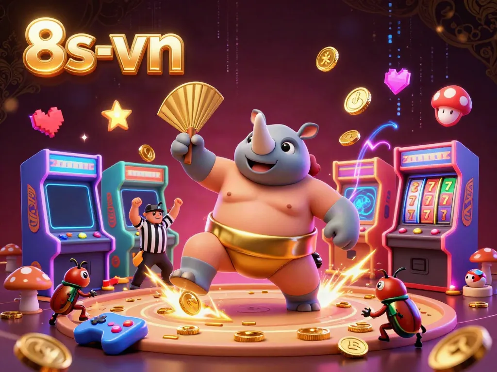 Experience thrilling gameplay with the vibrant gaming scene of 8s-vn featuring colorful characters and elements.