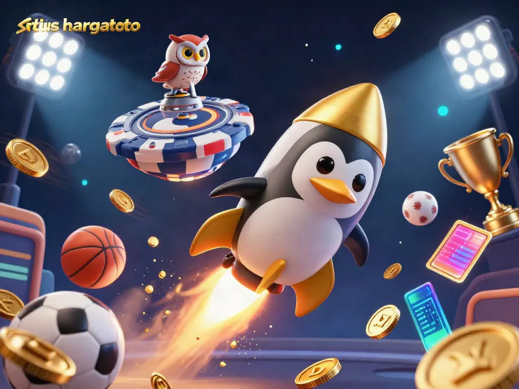 Experience thrilling gameplay with situs hargatoto visualized in an engaging cosmic casino scene.