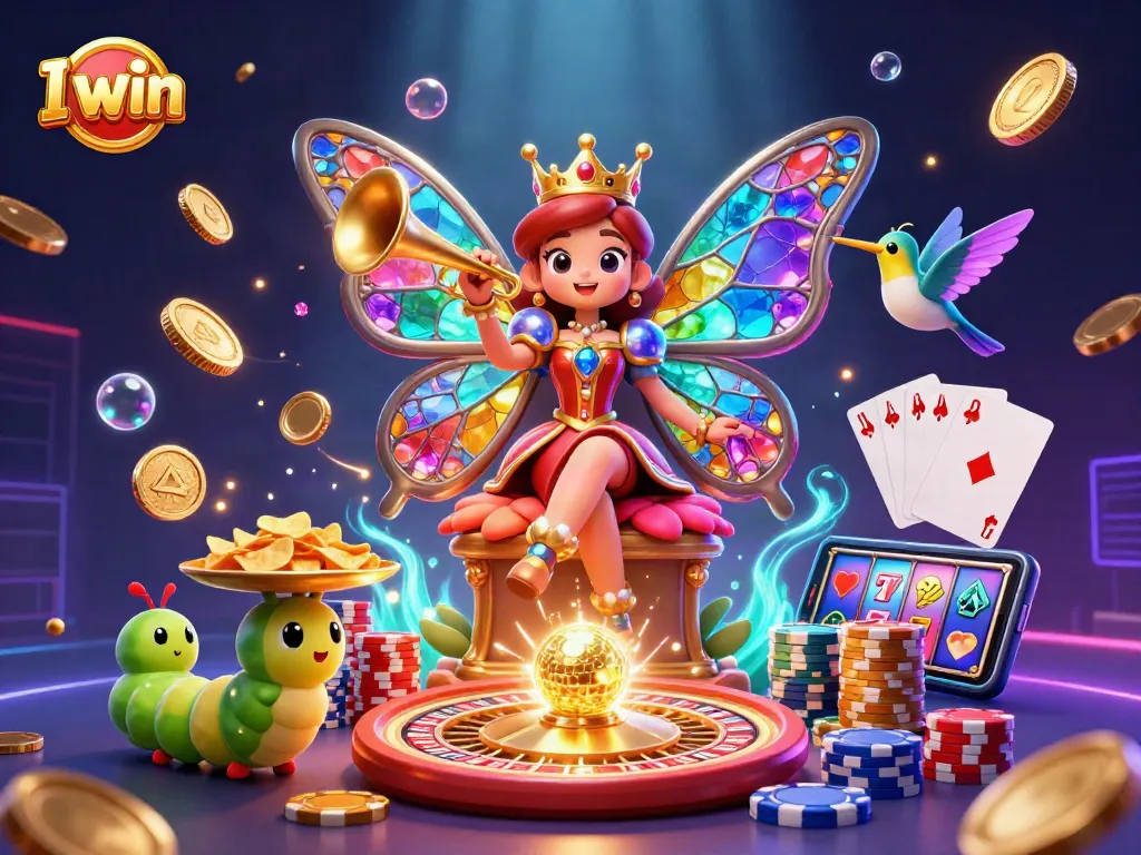 I win with vibrant slots and roulette elements in an enchanting 3D casino scene.